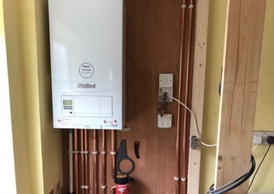 vaillant boiler installed